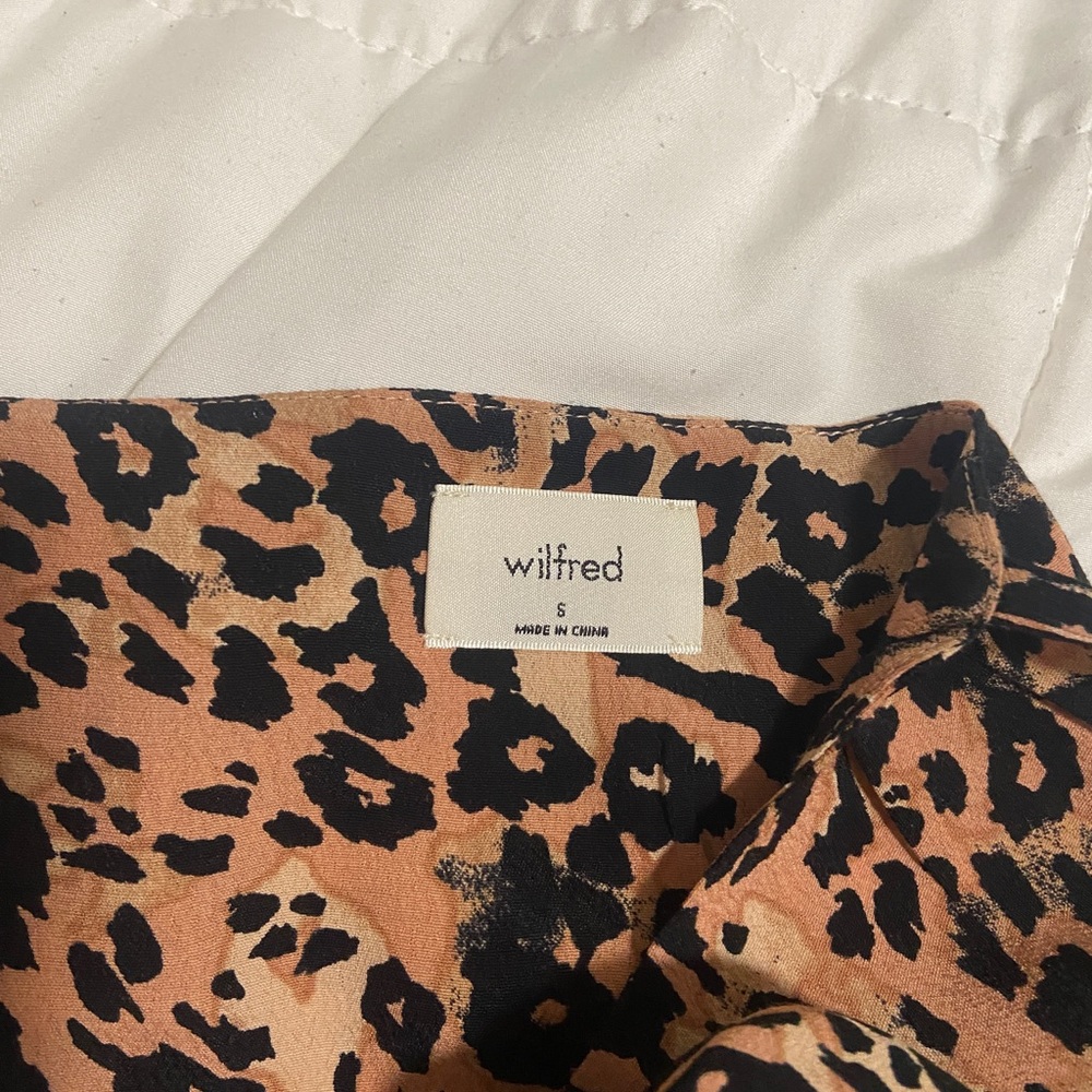 Aritzia Wilfred Isabelle Leopard Print Mini Dress… - image 2